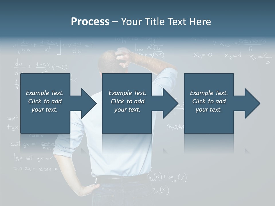 Work Standing Math PowerPoint Template