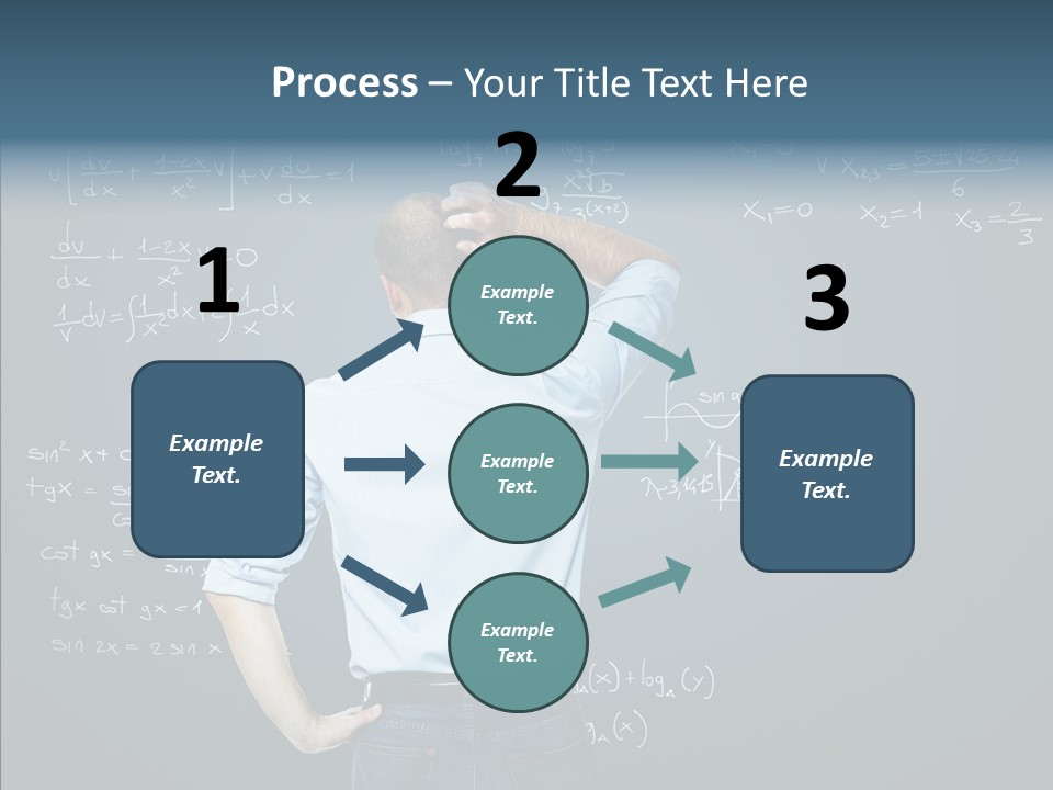Work Standing Math PowerPoint Template