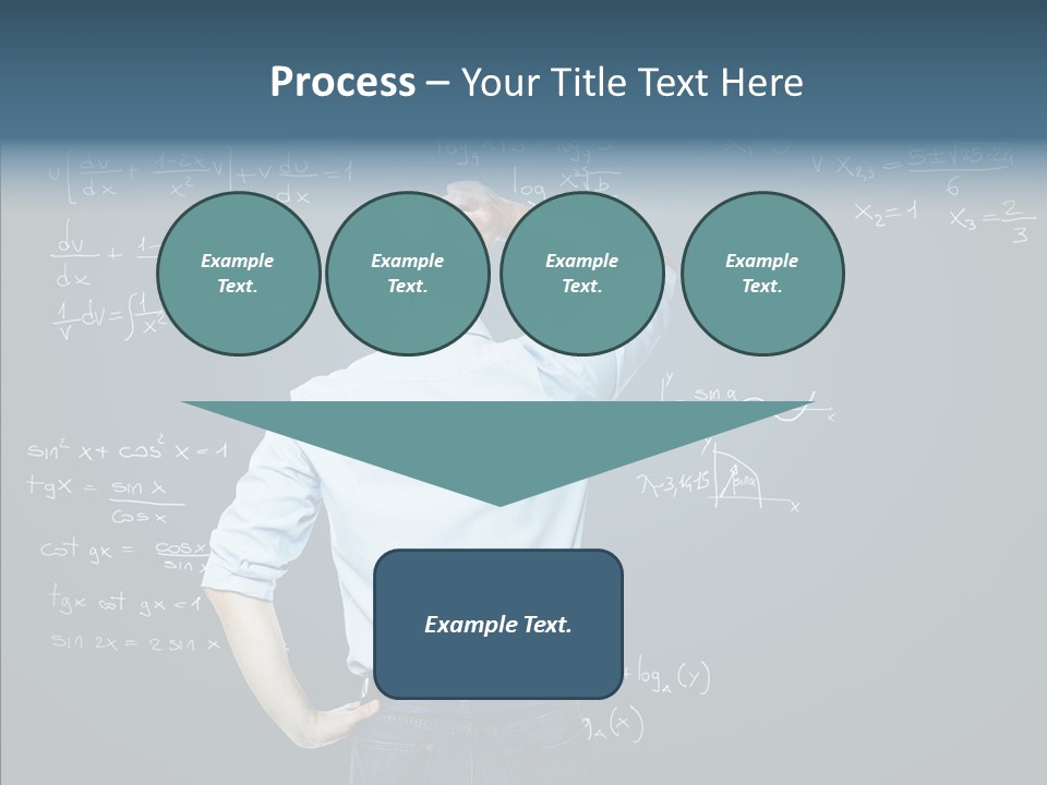 Work Standing Math PowerPoint Template