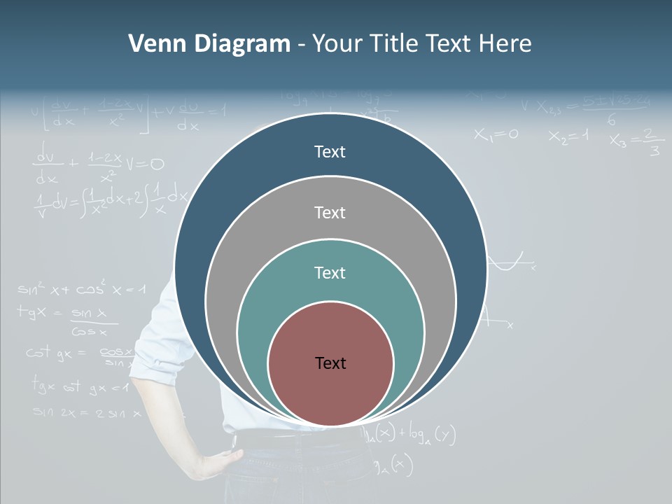 Work Standing Math PowerPoint Template