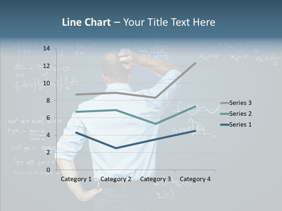 Work Standing Math PowerPoint Template