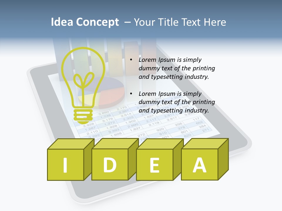 Office Touch Trading PowerPoint Template