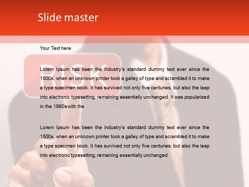Invest Lift Tie PowerPoint Template