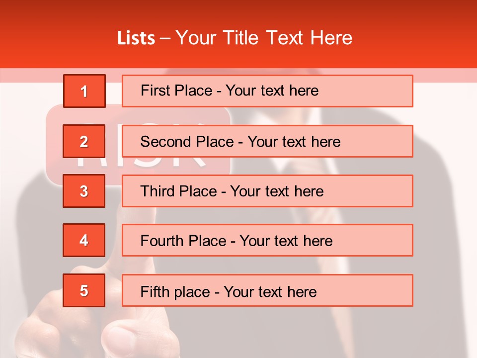Invest Lift Tie PowerPoint Template