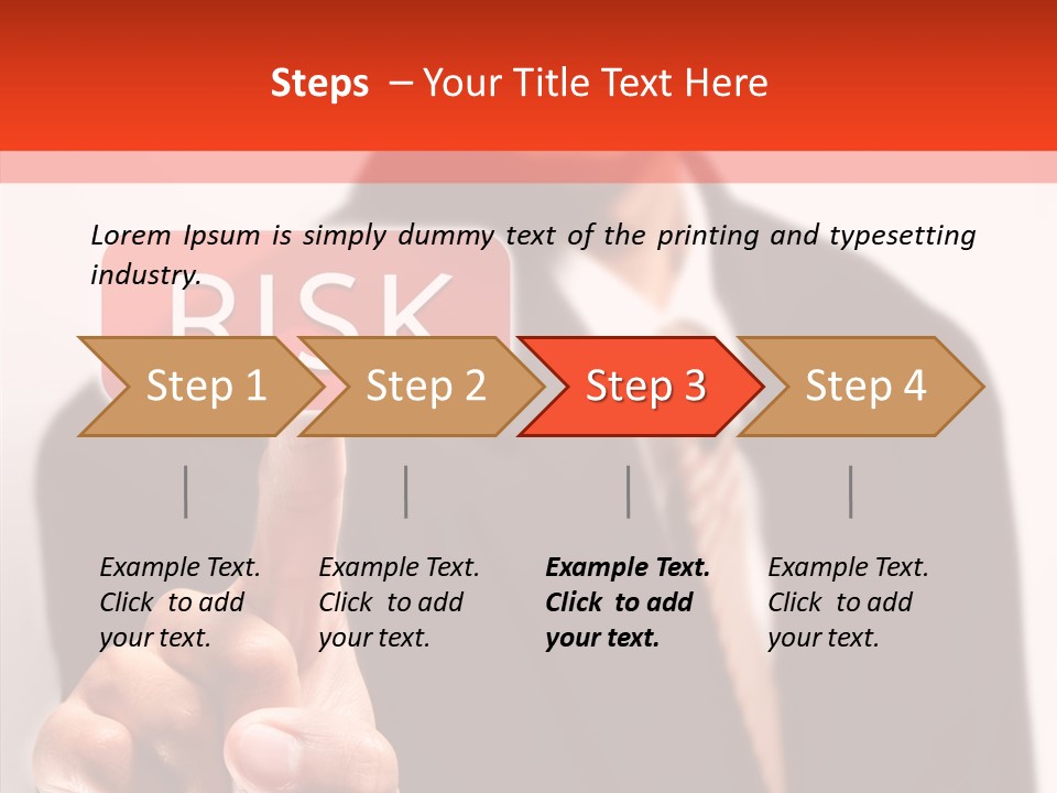 Invest Lift Tie PowerPoint Template