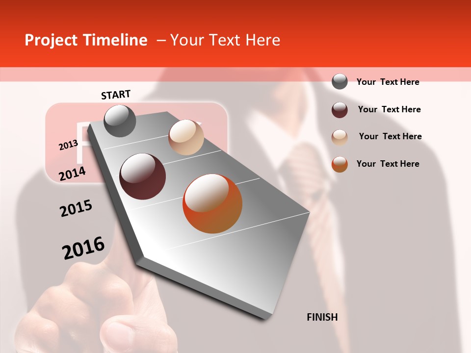 Invest Lift Tie PowerPoint Template