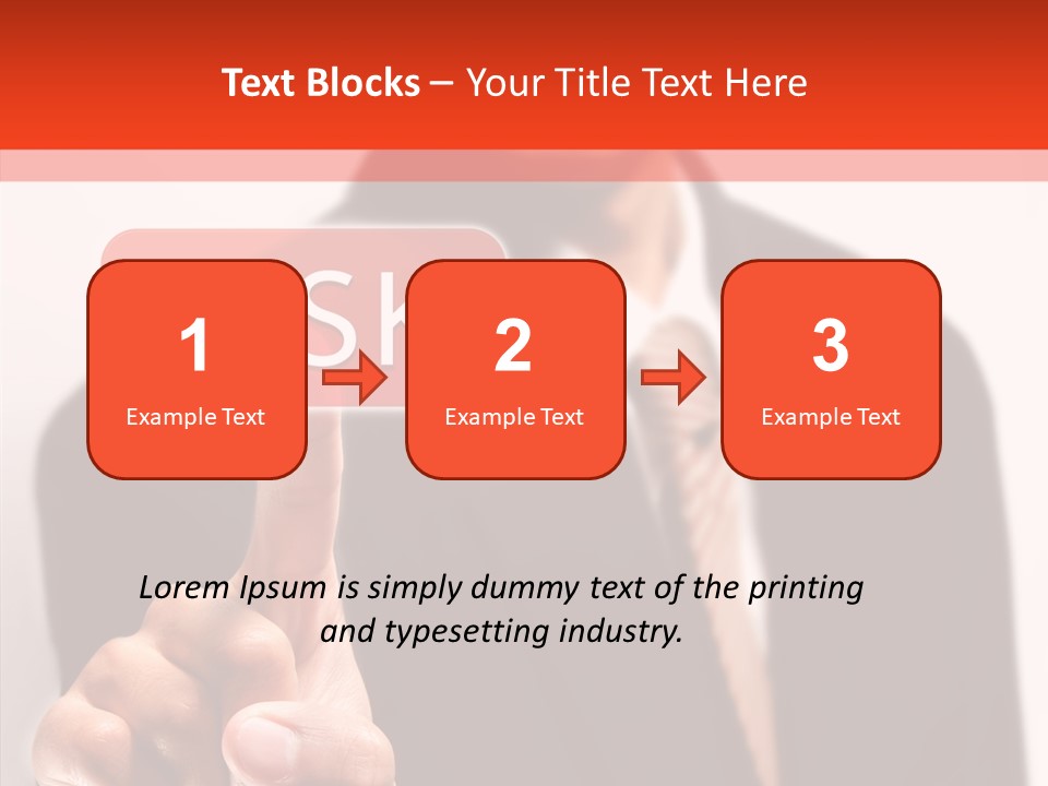 Invest Lift Tie PowerPoint Template