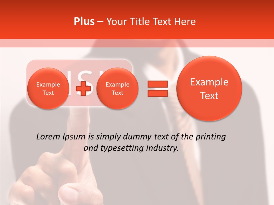 Invest Lift Tie PowerPoint Template
