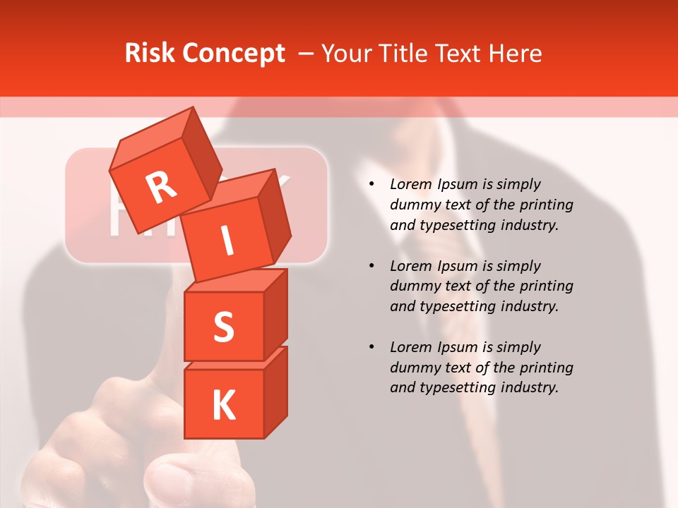 Invest Lift Tie PowerPoint Template