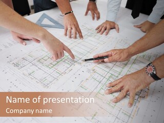 Architecture Portrait Work PowerPoint Template