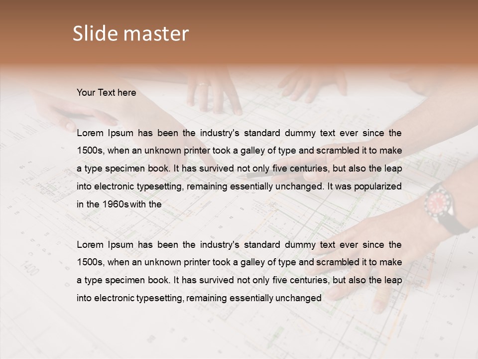 Architecture Portrait Work PowerPoint Template