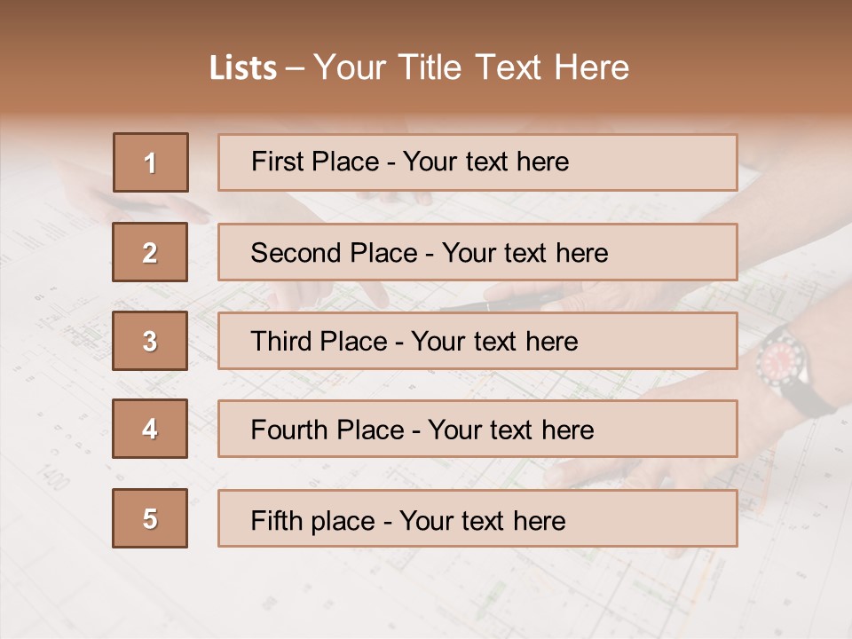 Architecture Portrait Work PowerPoint Template