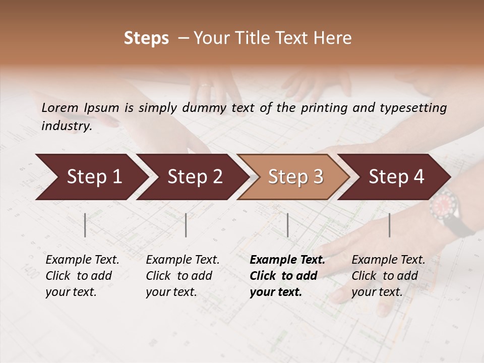 Architecture Portrait Work PowerPoint Template