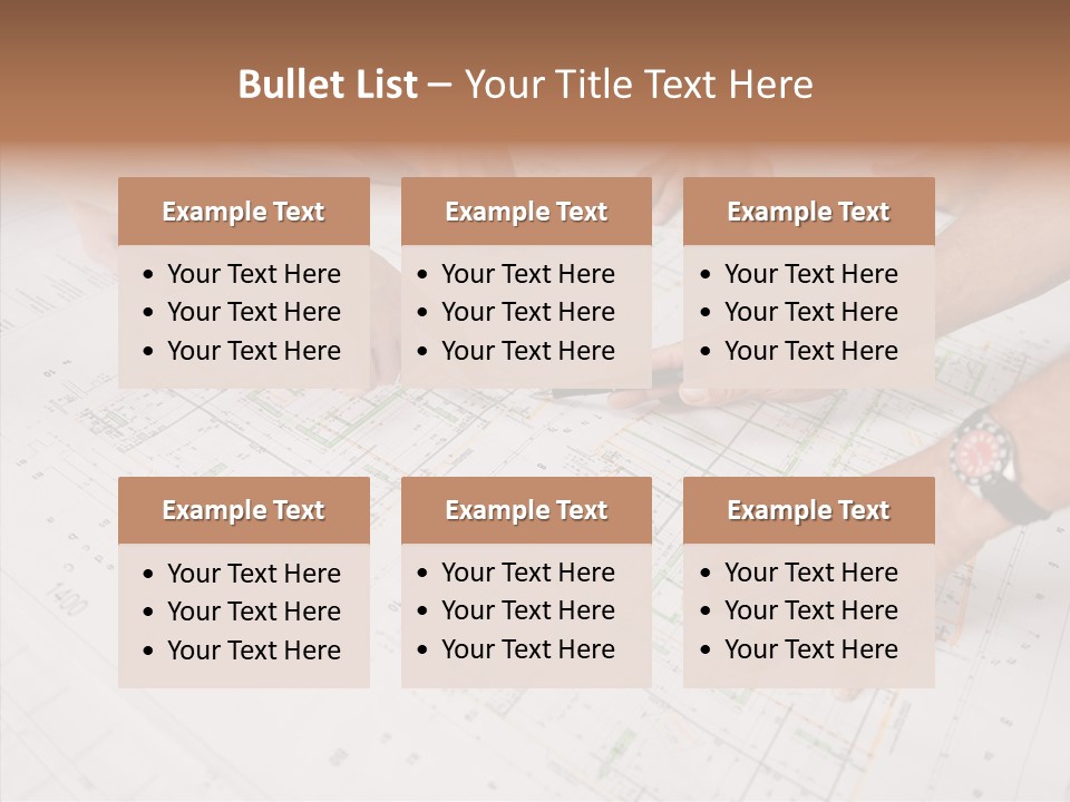 Architecture Portrait Work PowerPoint Template