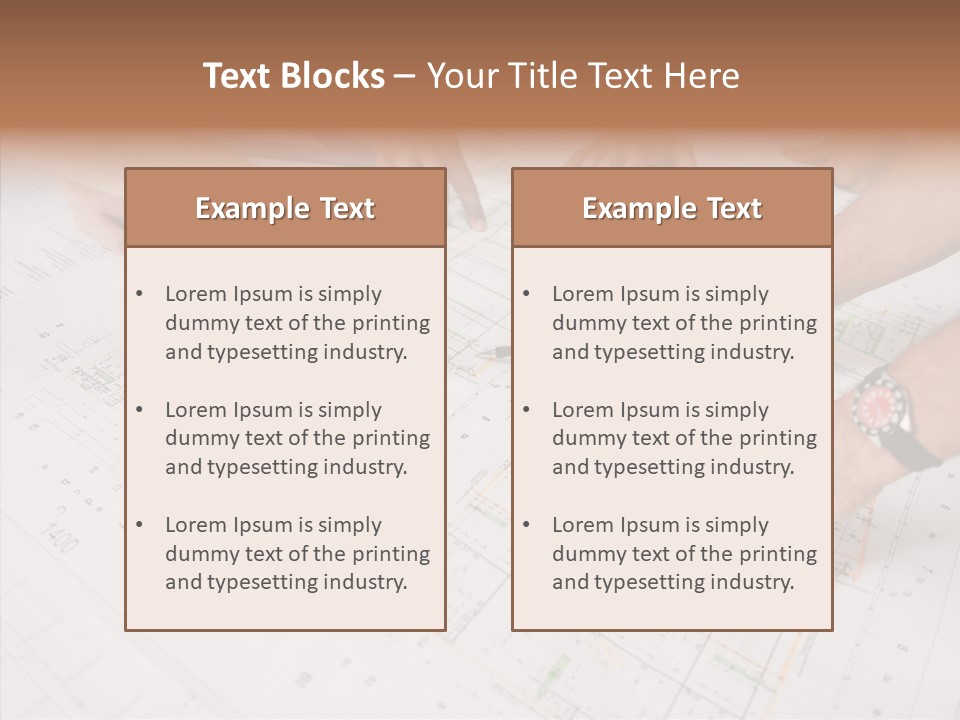 Architecture Portrait Work PowerPoint Template
