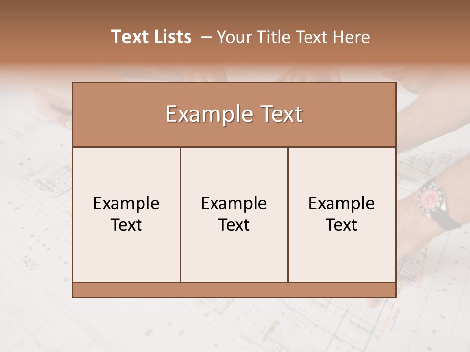 Architecture Portrait Work PowerPoint Template