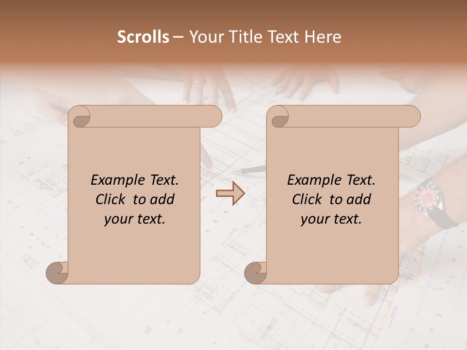 Architecture Portrait Work PowerPoint Template