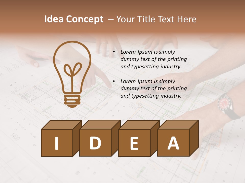 Architecture Portrait Work PowerPoint Template