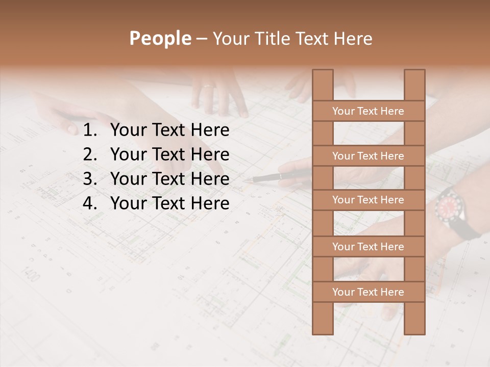 Architecture Portrait Work PowerPoint Template