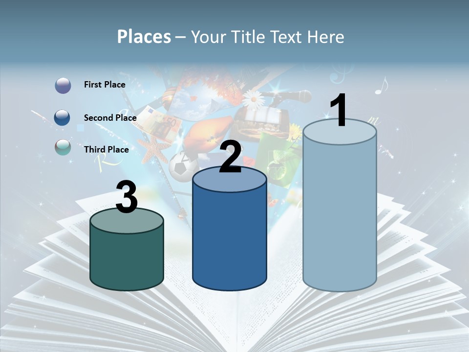 Picture Glowing Light PowerPoint Template