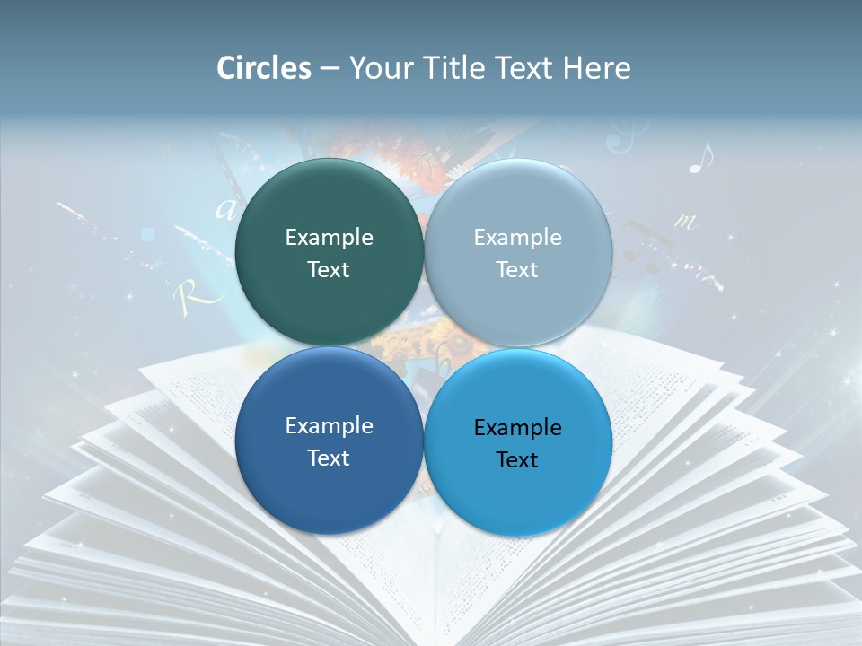 Picture Glowing Light PowerPoint Template