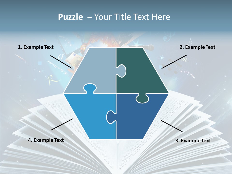 Picture Glowing Light PowerPoint Template