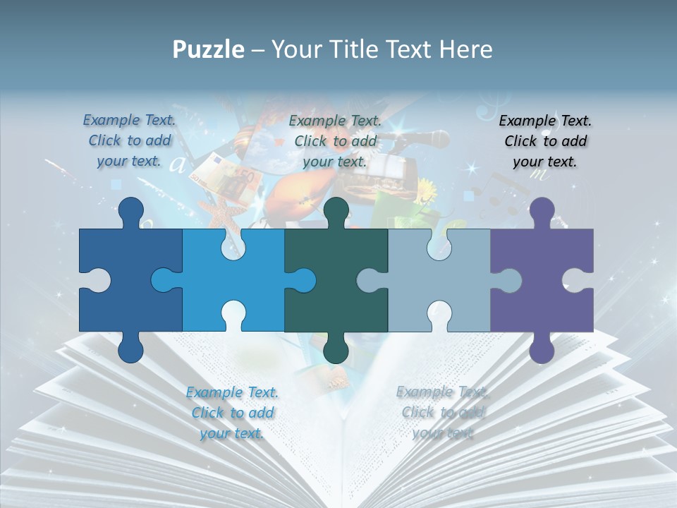 Picture Glowing Light PowerPoint Template