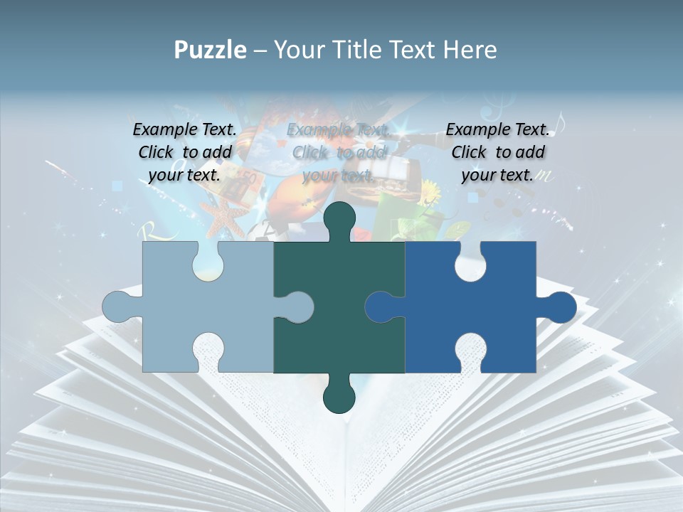 Picture Glowing Light PowerPoint Template