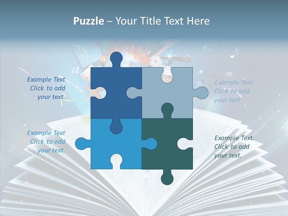 Picture Glowing Light PowerPoint Template