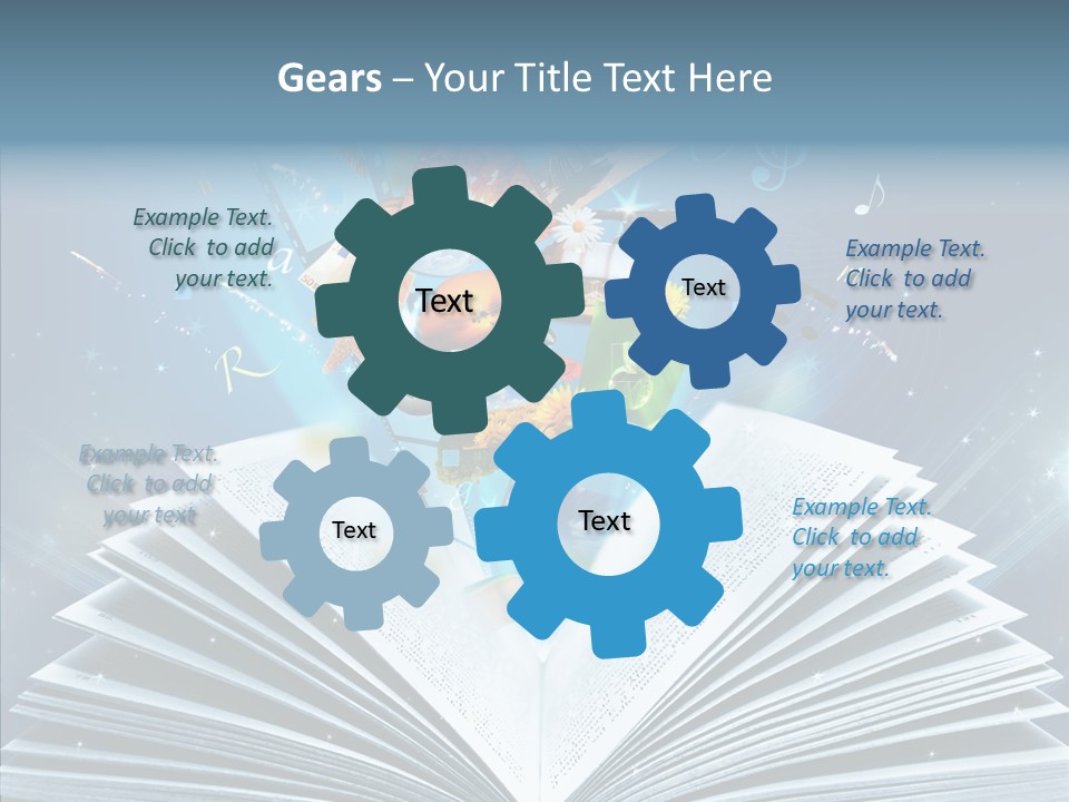 Picture Glowing Light PowerPoint Template