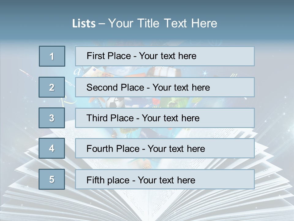 Picture Glowing Light PowerPoint Template