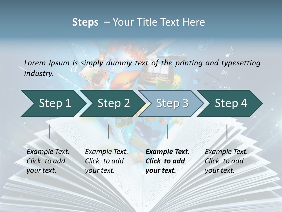 Picture Glowing Light PowerPoint Template