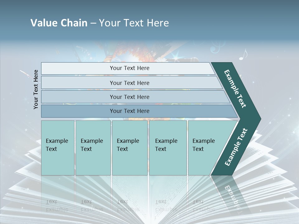 Picture Glowing Light PowerPoint Template