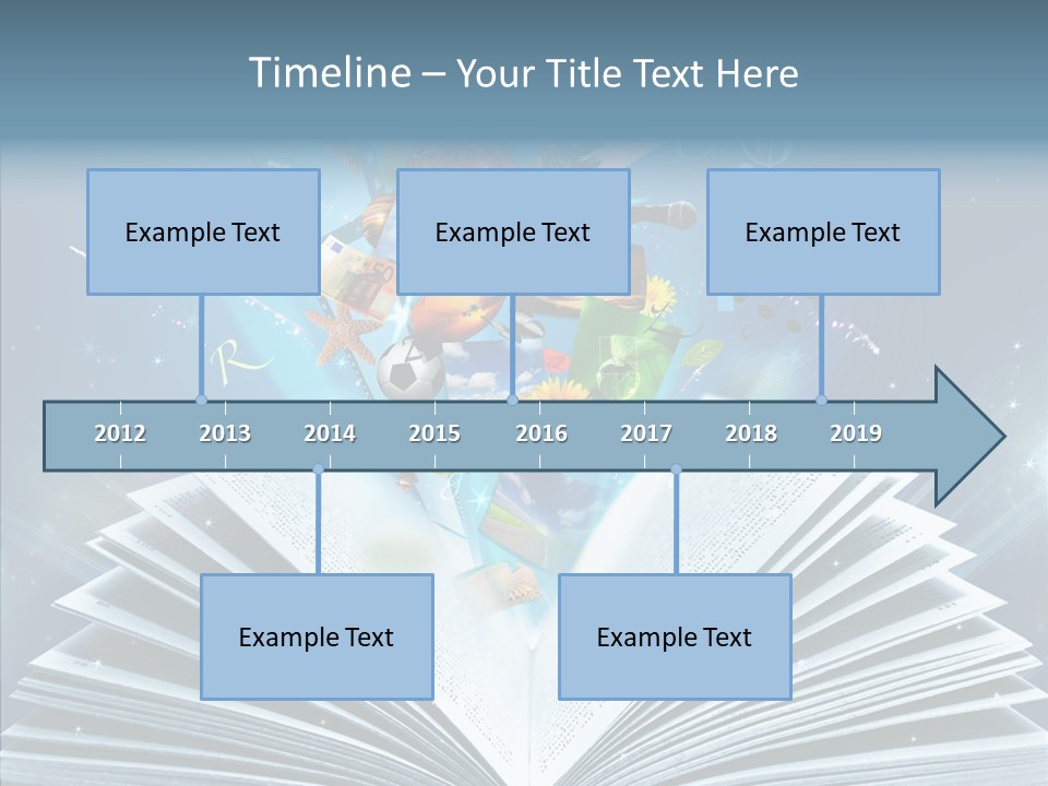 Picture Glowing Light PowerPoint Template