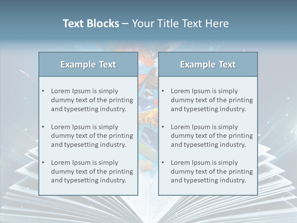 Picture Glowing Light PowerPoint Template