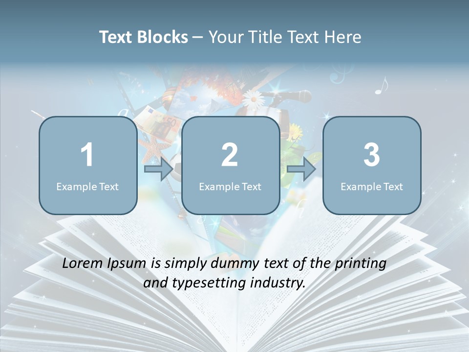 Picture Glowing Light PowerPoint Template