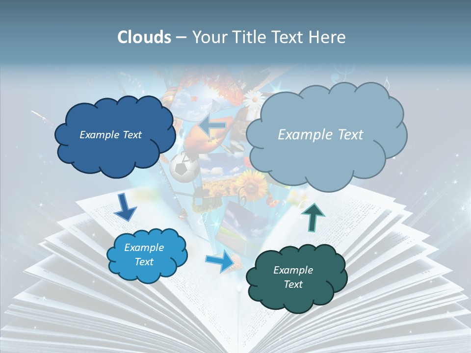 Picture Glowing Light PowerPoint Template