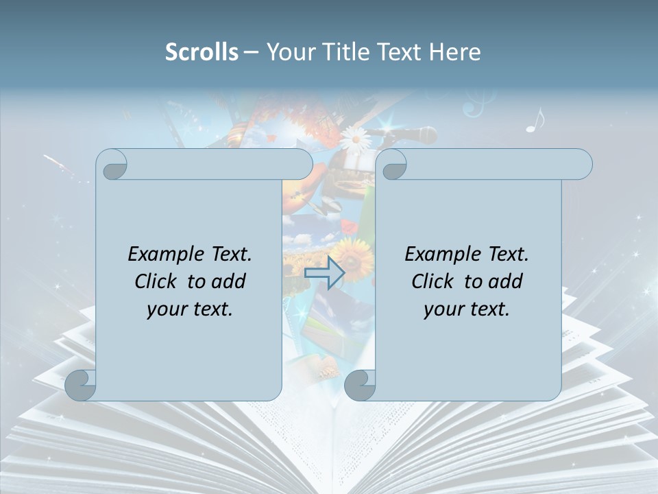 Picture Glowing Light PowerPoint Template