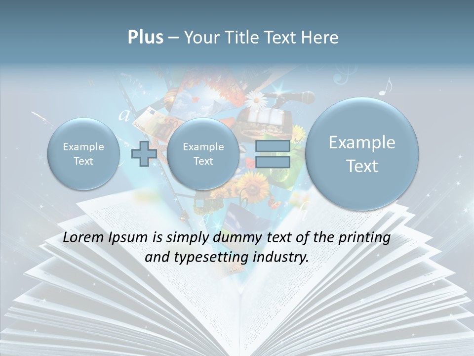 Picture Glowing Light PowerPoint Template