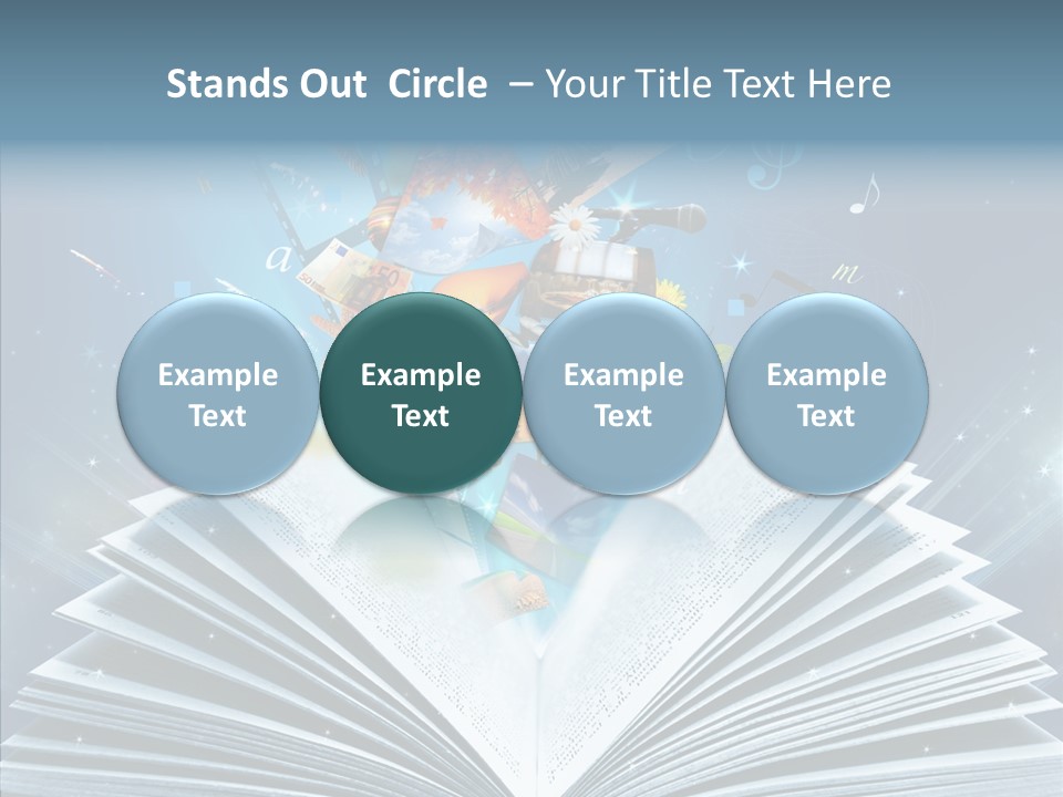 Picture Glowing Light PowerPoint Template