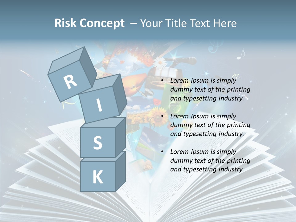 Picture Glowing Light PowerPoint Template