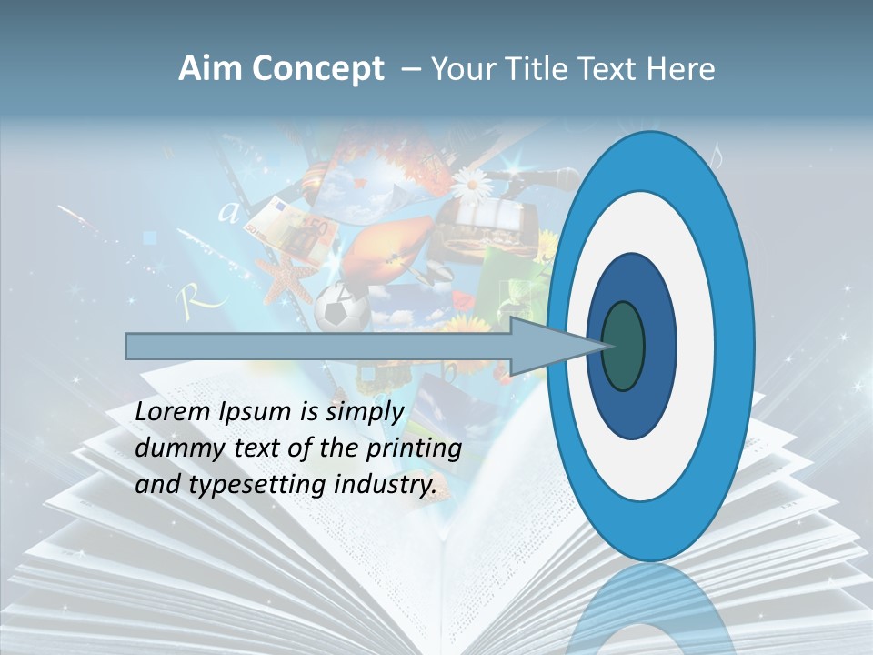 Picture Glowing Light PowerPoint Template