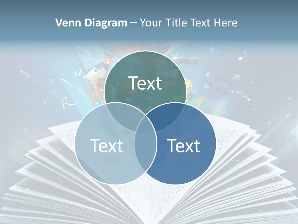 Picture Glowing Light PowerPoint Template