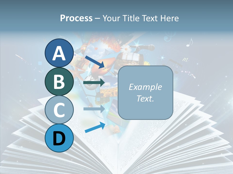 Picture Glowing Light PowerPoint Template