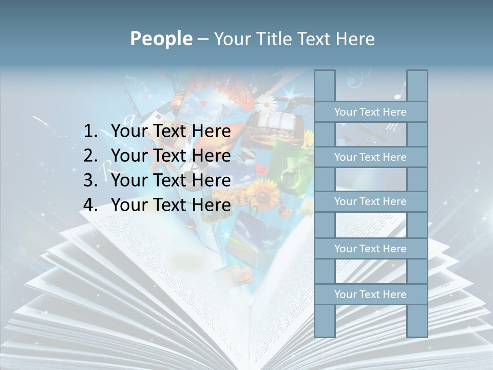 Picture Glowing Light PowerPoint Template