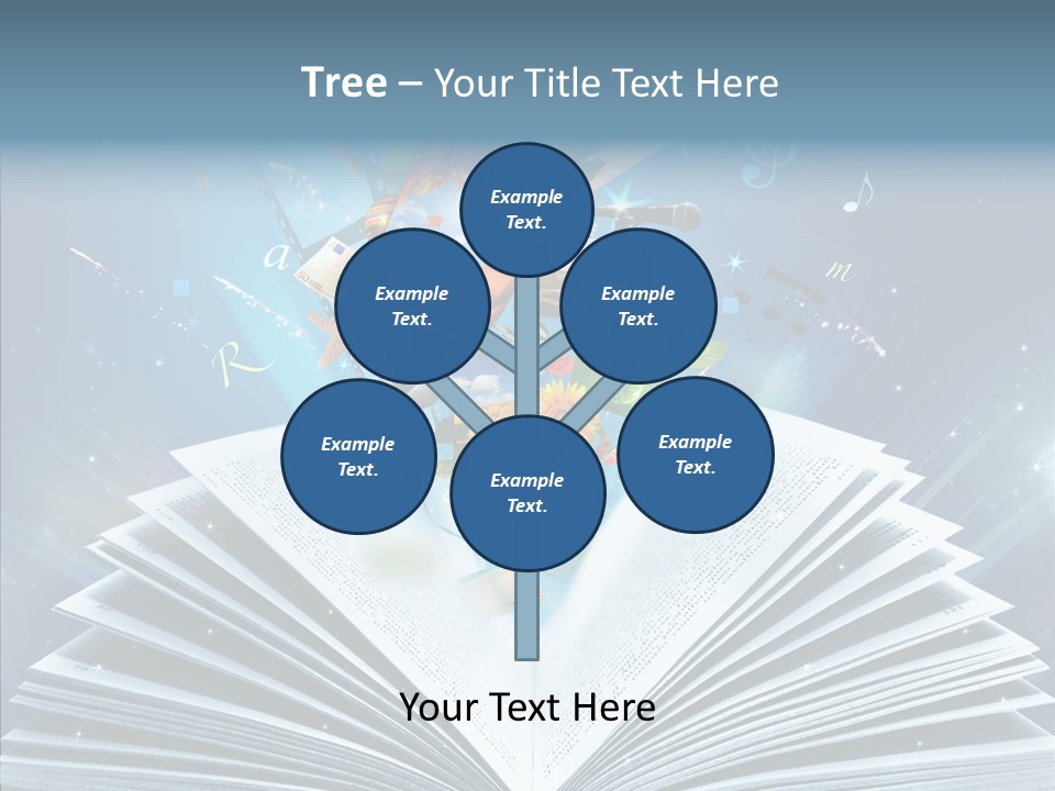 Picture Glowing Light PowerPoint Template