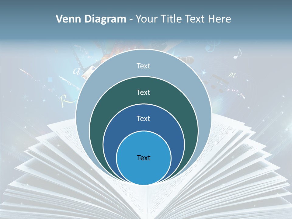 Picture Glowing Light PowerPoint Template