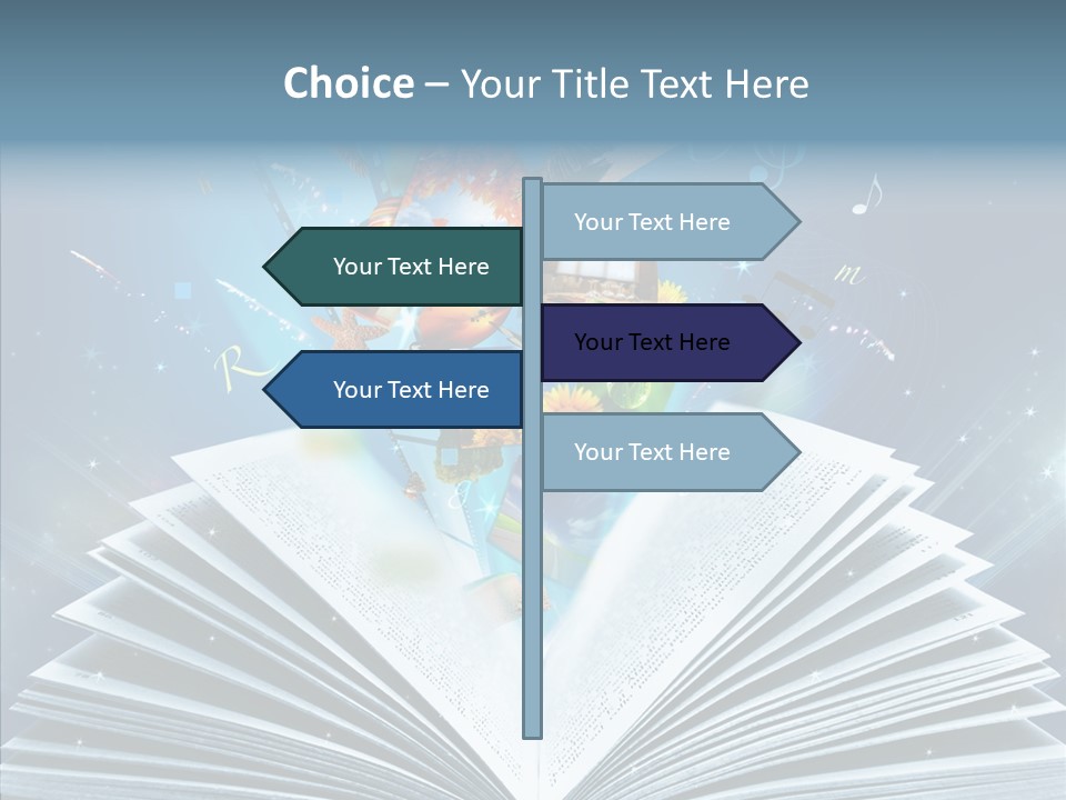 Picture Glowing Light PowerPoint Template