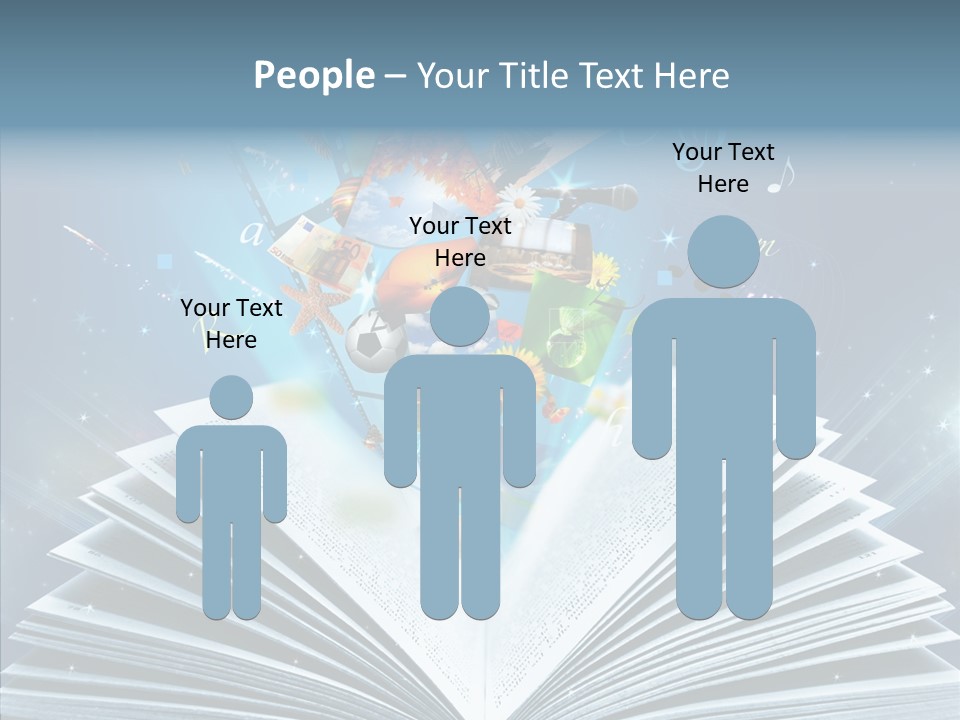 Picture Glowing Light PowerPoint Template