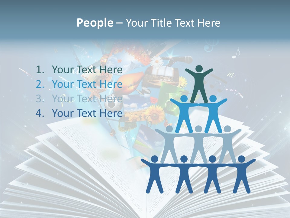 Picture Glowing Light PowerPoint Template